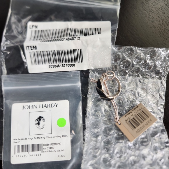 John Hardy Silver and Black Ring - Picture 16 of 16